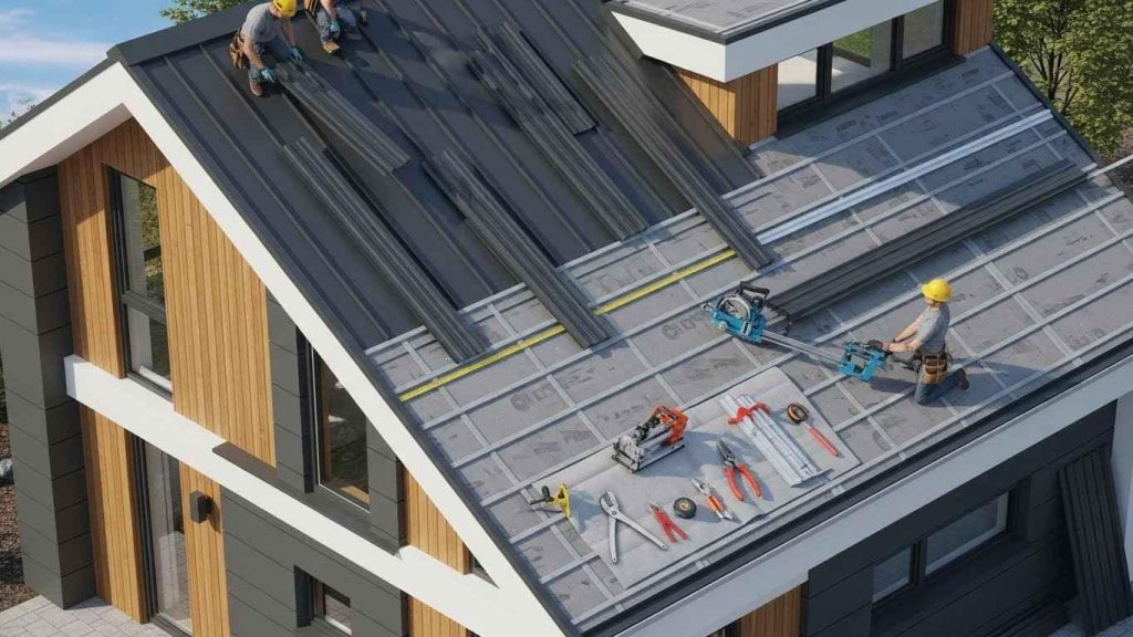 falcevaya krovlya preimuschestva i montazh 2