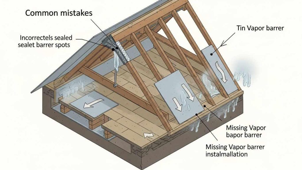 oshibki pri montazhe paroizolyacii 2