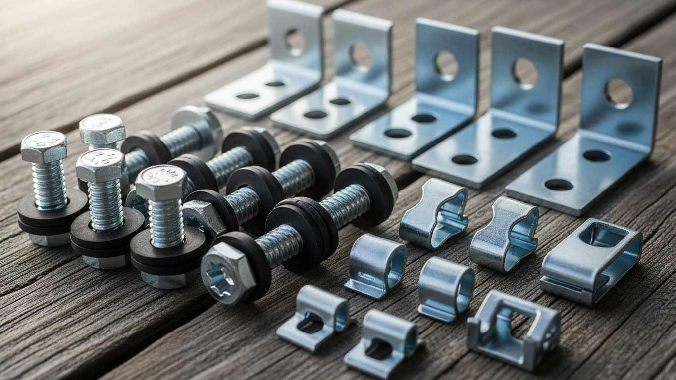 vidy krepezha dlya metallocherepicy i profnastila 1