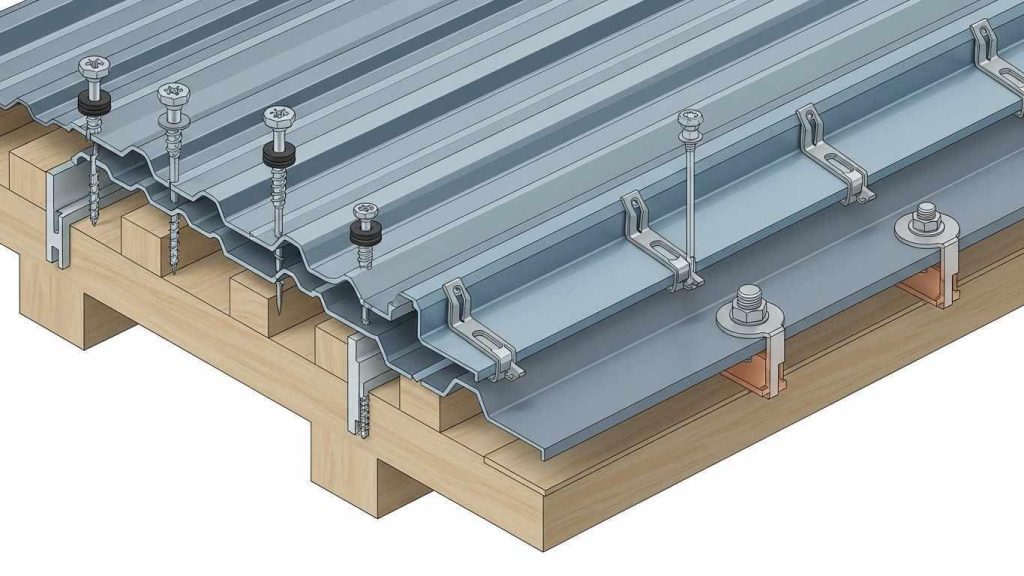 vidy krepezha dlya metallocherepicy i profnastila 2